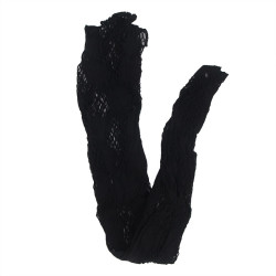 Subblime - 952129 Bodystocking Réseille Avec Motif Robe Et Détails Floraux Noir Taille Unique